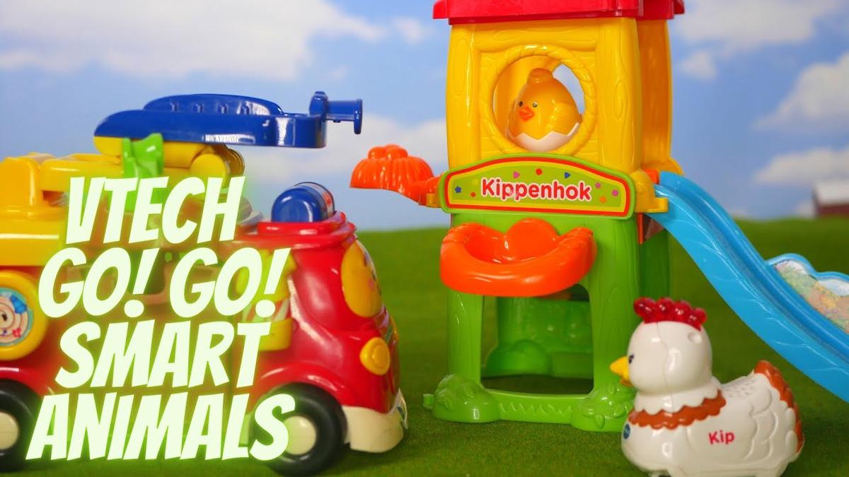 'Video thumbnail for Vtech Go! Go! Smart Animals Chicken Coop & Smart Wheels Choo Choo Train demo'