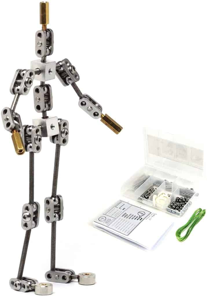 Diy Studio Stop Motion Armature Kits | Hlau Puppet Figure rau Cwj Pwm Tsim Tsim