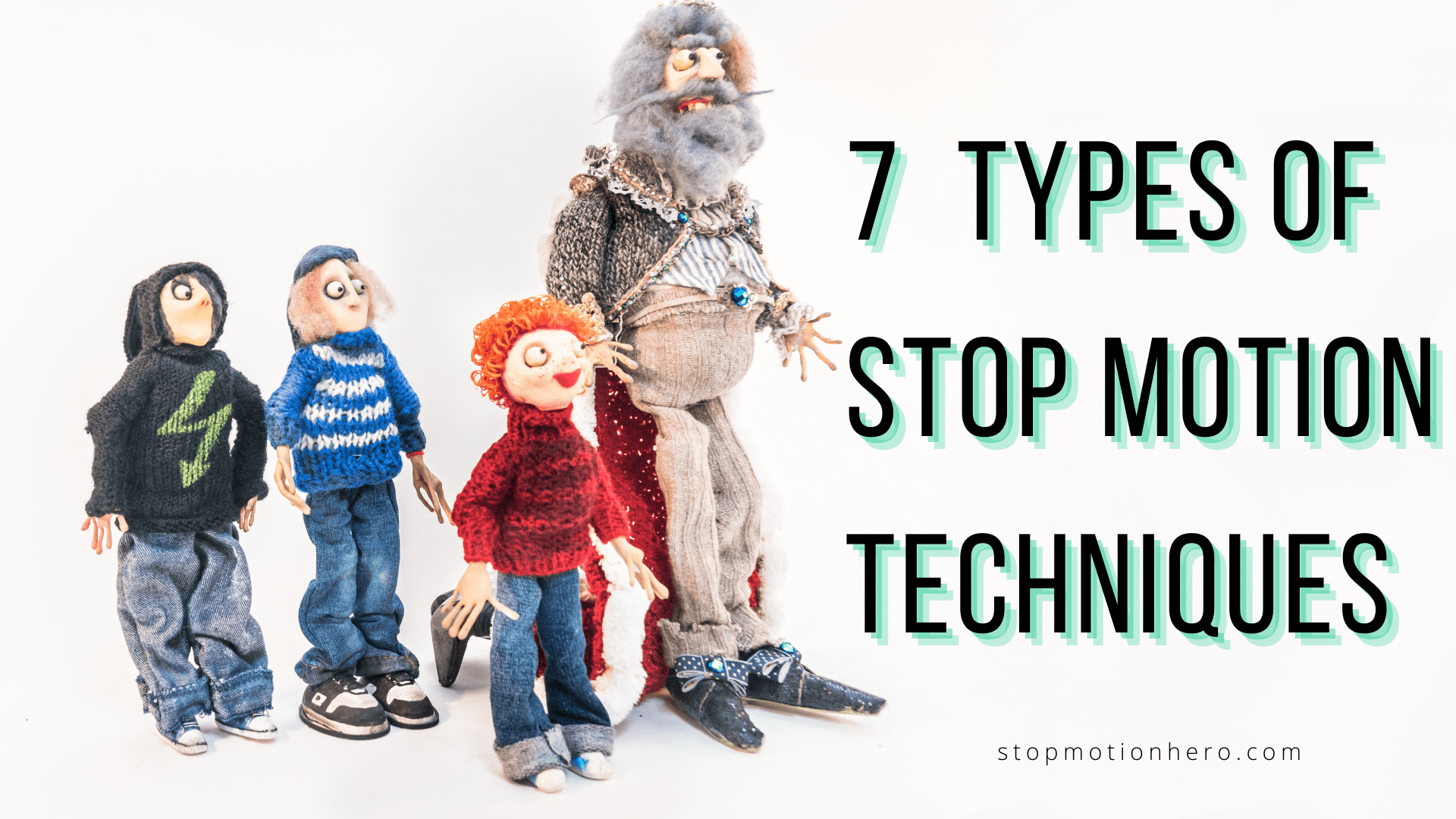 What are the 7 types of stop motion? Common techniques explained