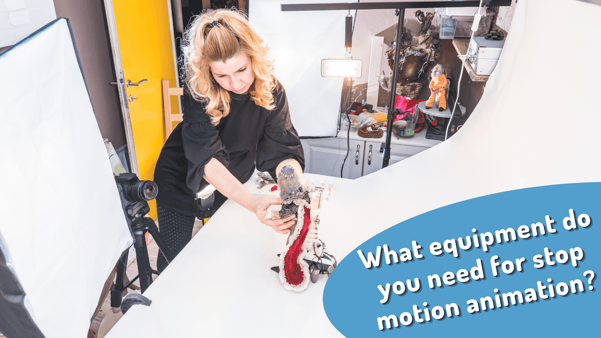 What equipment do you need for stop motion animation?
