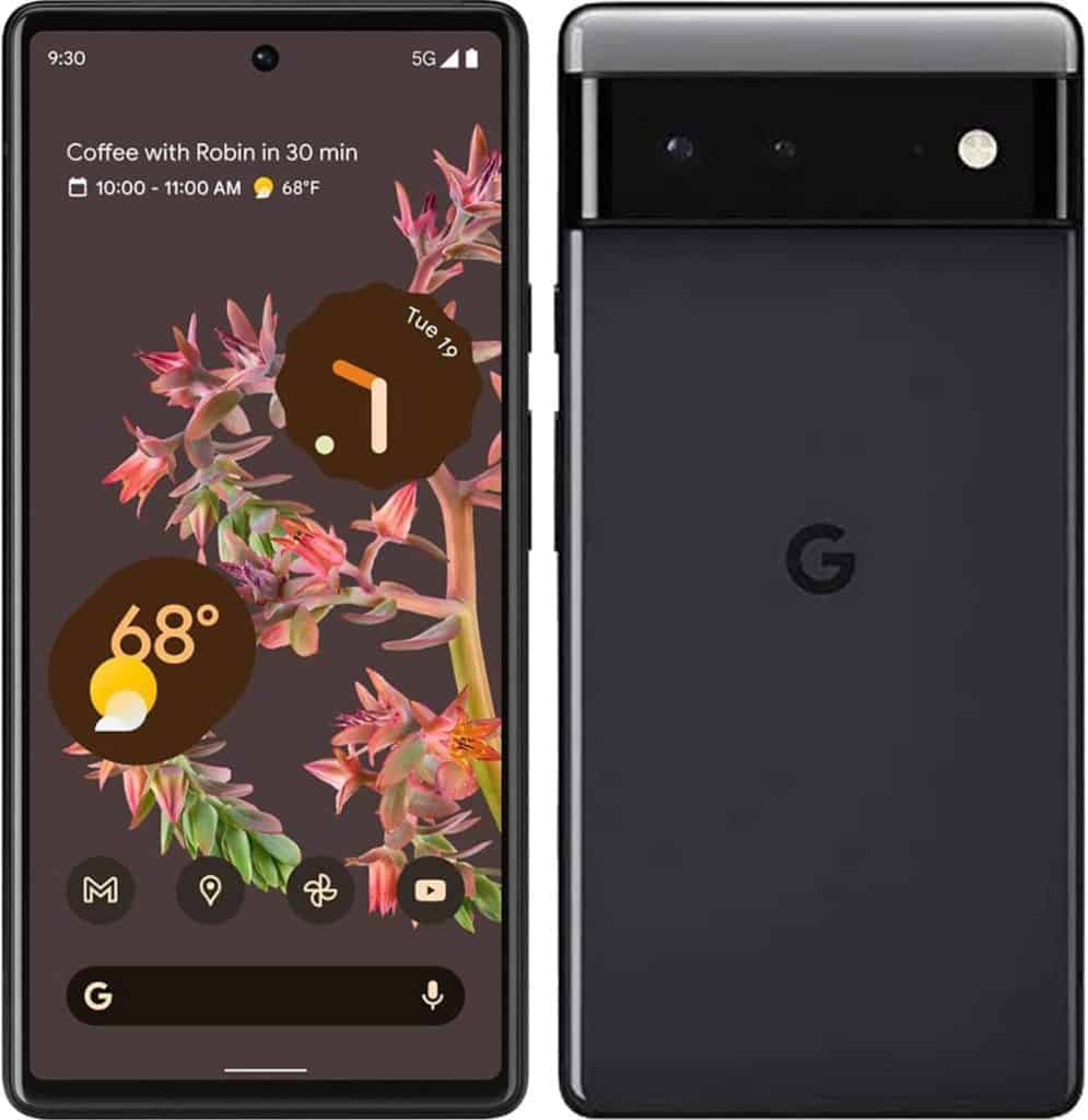 I-smartphone egqwesileyo yokumisa intshukumo- Google Pixel 6 5G Android Phone