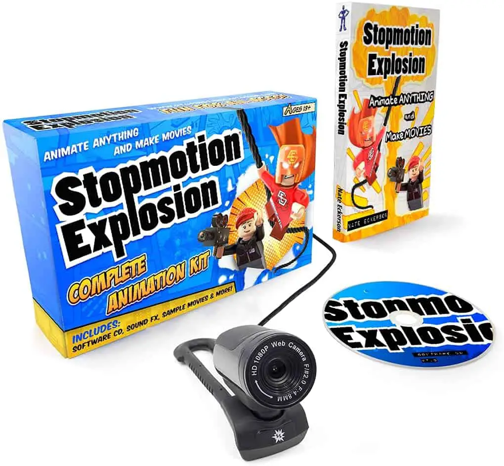 Il miglior kit di animazione in stop motion con fotocamera e il migliore per i bambini: Stopmotion Explosion