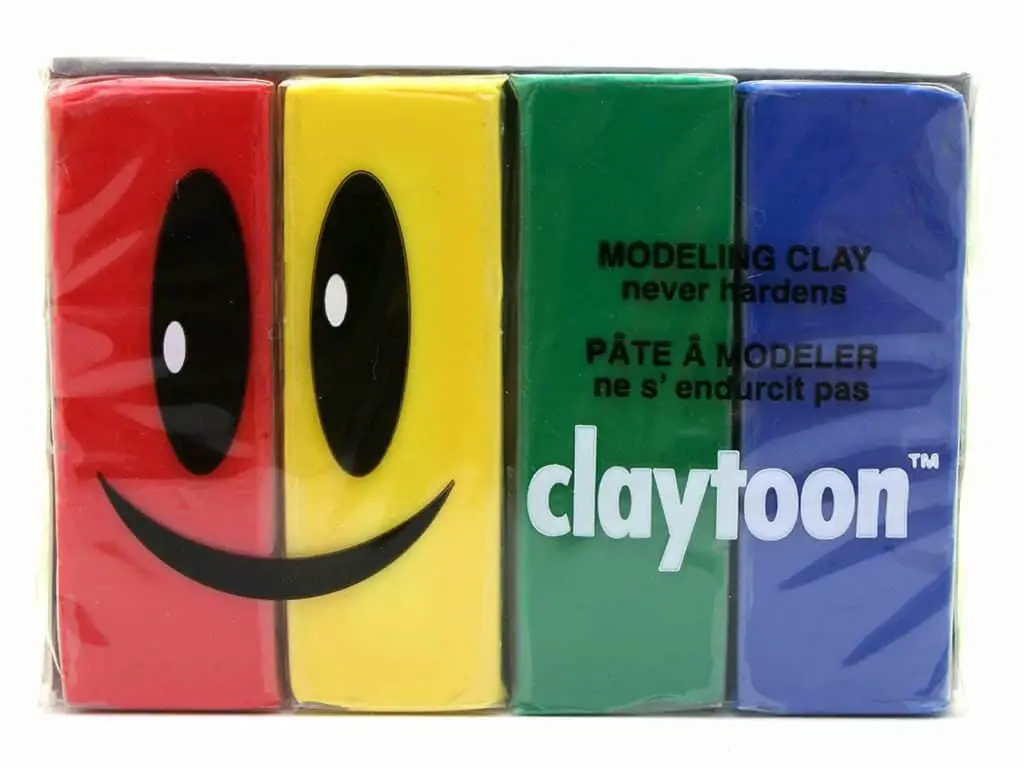 חימר דוגמנות יבש באוויר- Claytoon Oil Based Modeling Clay