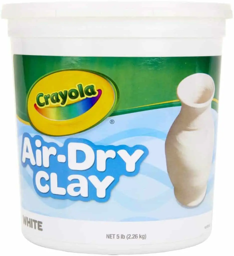 Best air-dry clay for claymation- Crayola Air Dry Clay Natural White