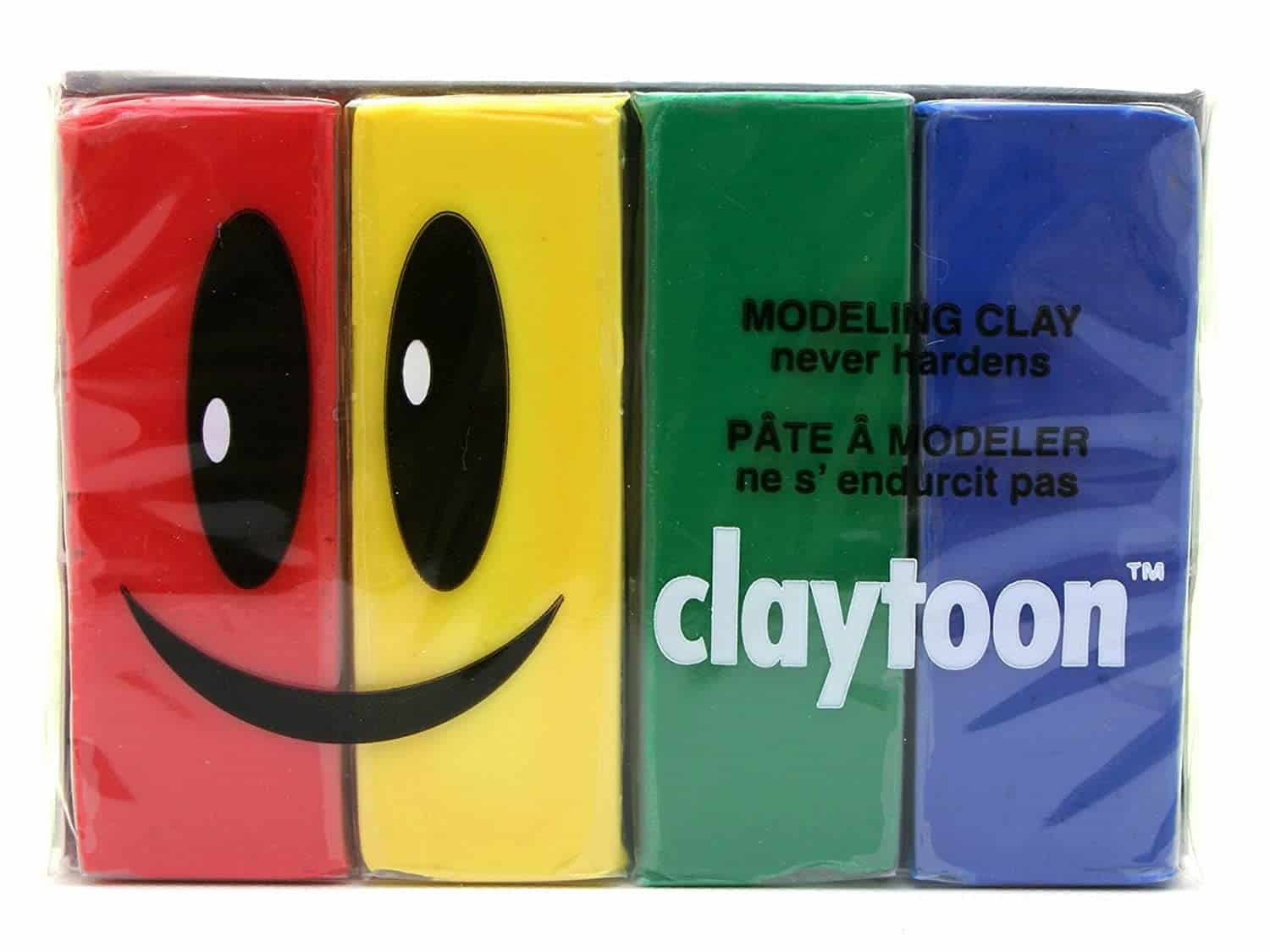Best overall & best oil-based clay for claymation- Claytoon 228051 Oil Based Modeling Clay Set