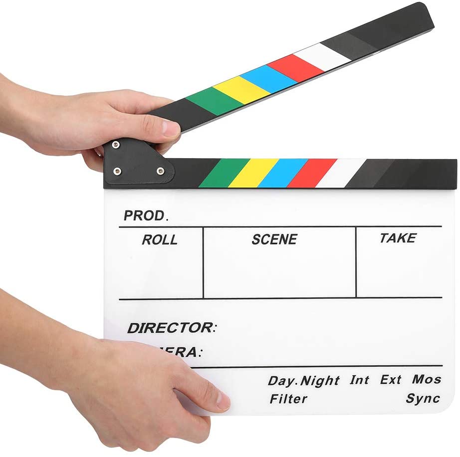 Best plastic film board clapper: Director Scene Board