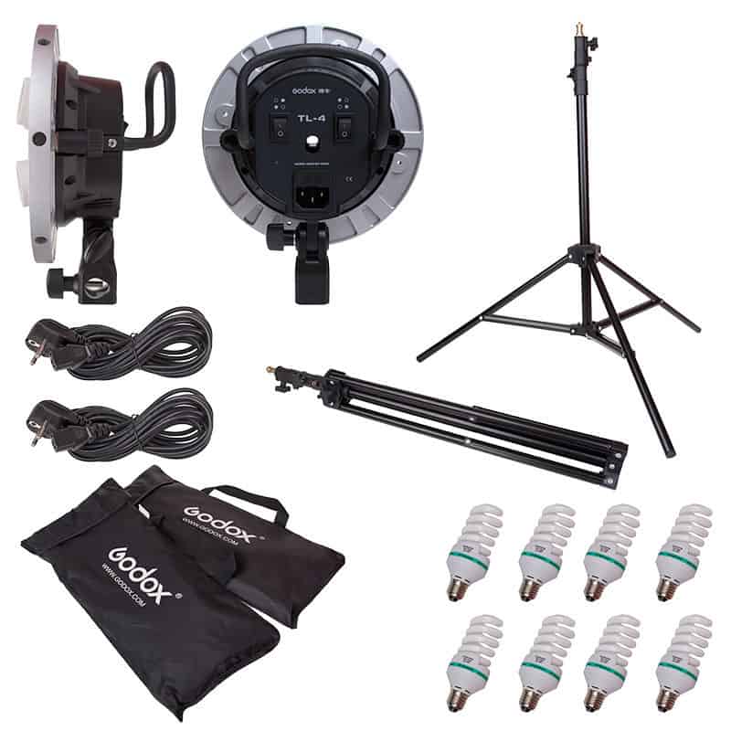 Godox kit completo di luce continua tricolore TL-4