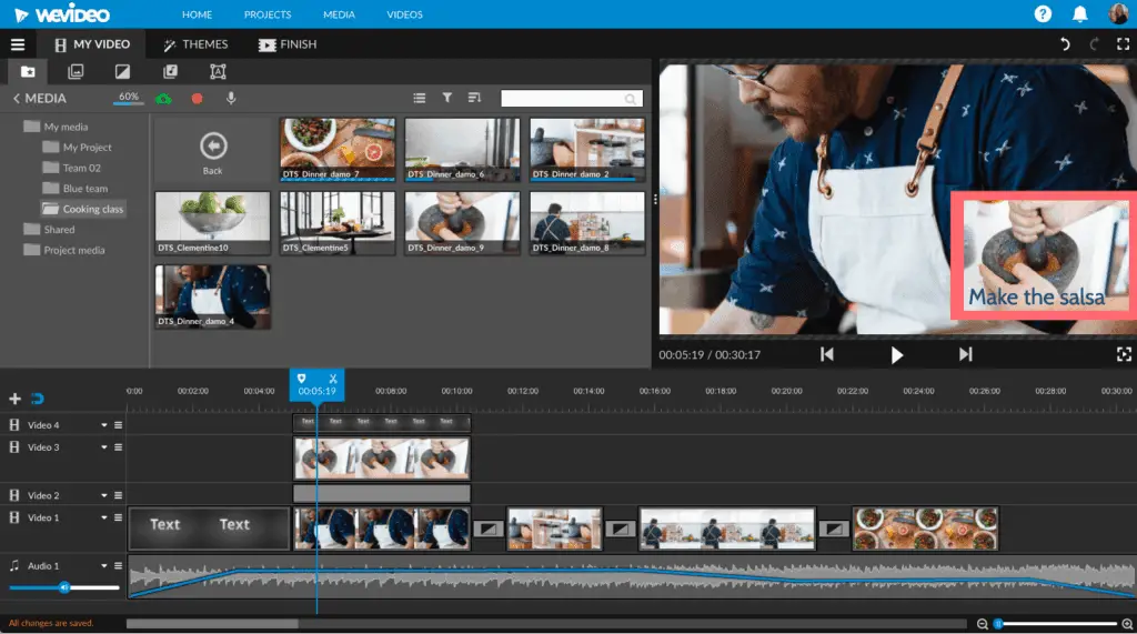 Best cloud-based online video editing tool: WeVideo