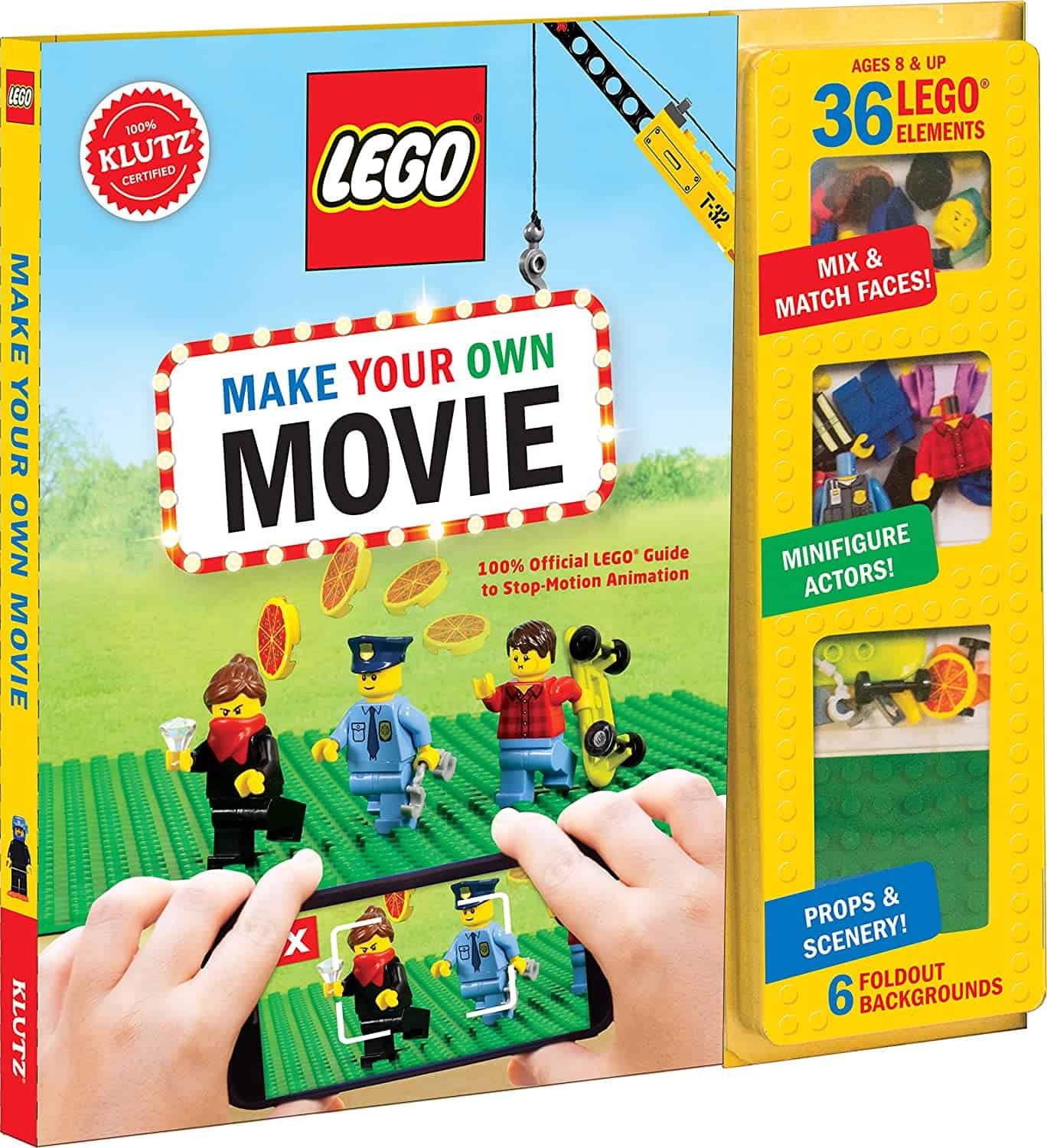 Beste stop-motionkit voor baksteenfilm (LEGO) - Klutz Lego Make Your Own Movie