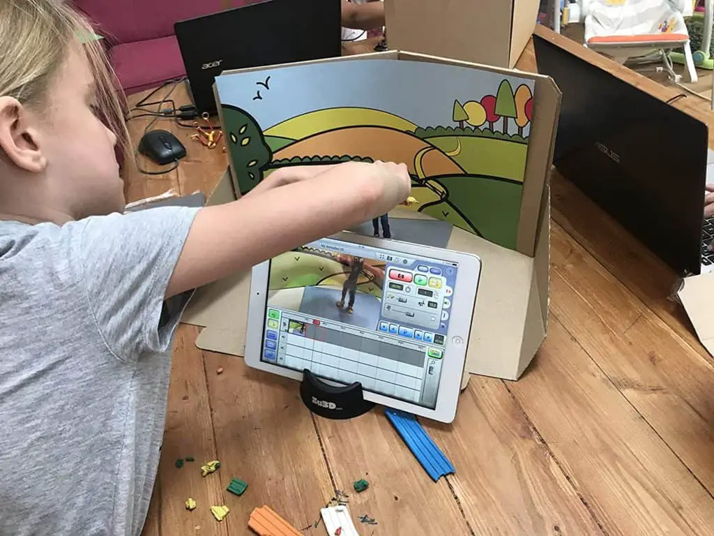 Beste stop-motionkit voor kinderen, voor claymation en iPad- Zu3D Complete softwarekit voor kinderen met meisje