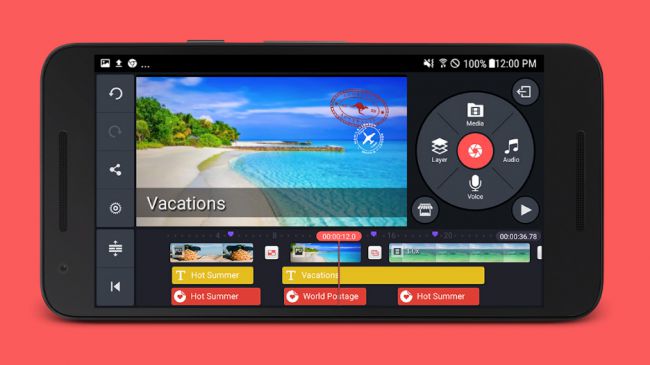 Millor programari d'edició de vídeo per a telèfons intel·ligents Android: Kinemaster