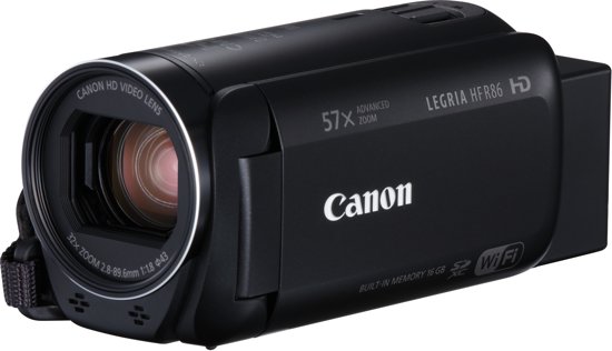 Bêste fideokamera foar sport: Canon LEGRIA HF R86