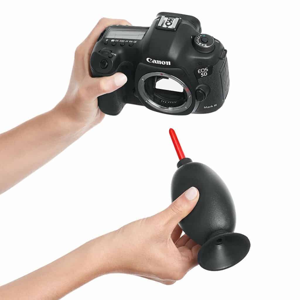 Soffiatore di polvera per fotocamere DSLR