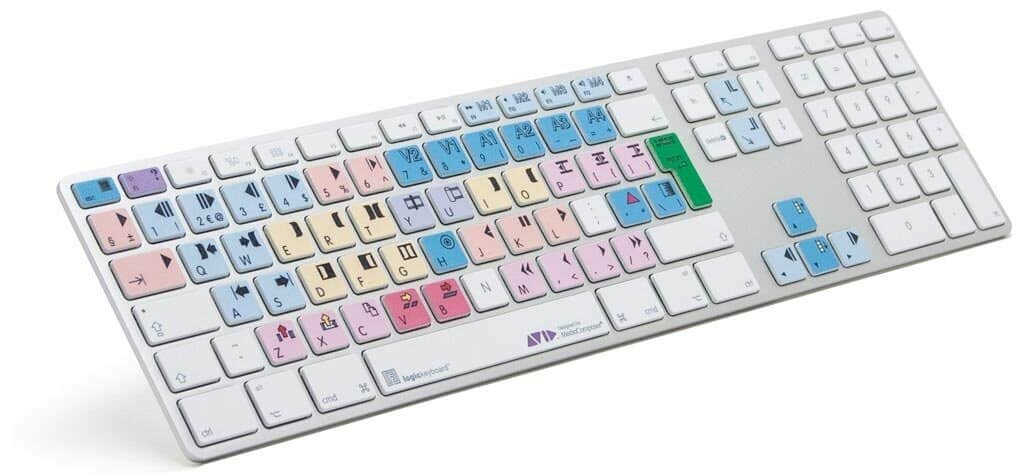 Voor Mac: LogicKeyboard Avid Media Composer UK Advance-toetsenbord