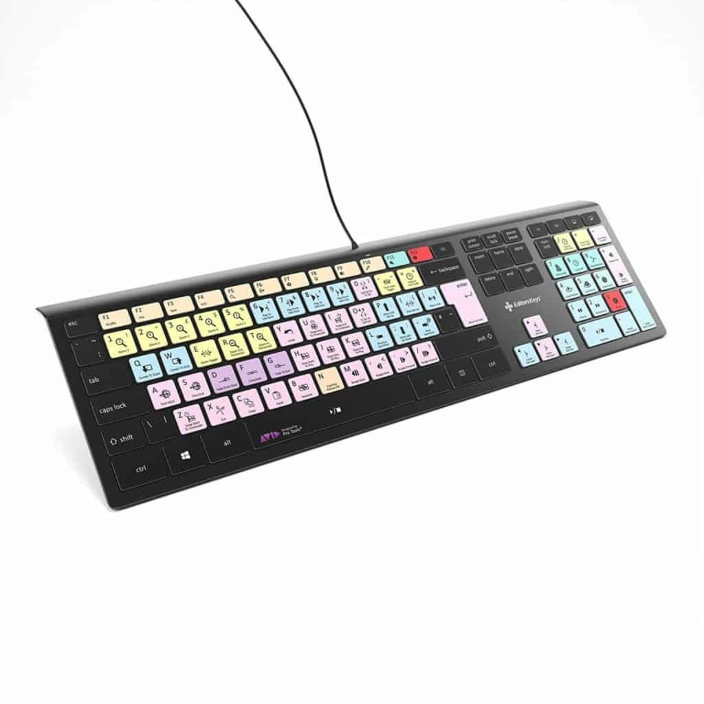 ونڊوز پي سي لاءِ: ايڊيٽرز ڪيز Avid Pro Tools Backlit Keyboard