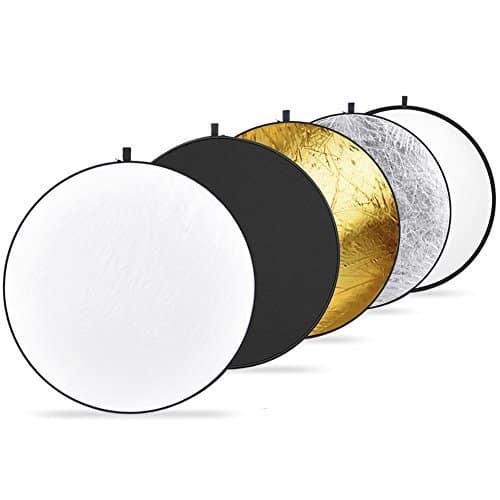 Neewer 43" / 110cm 5-in-1 Collapsible Multi-Disc Light Reflector