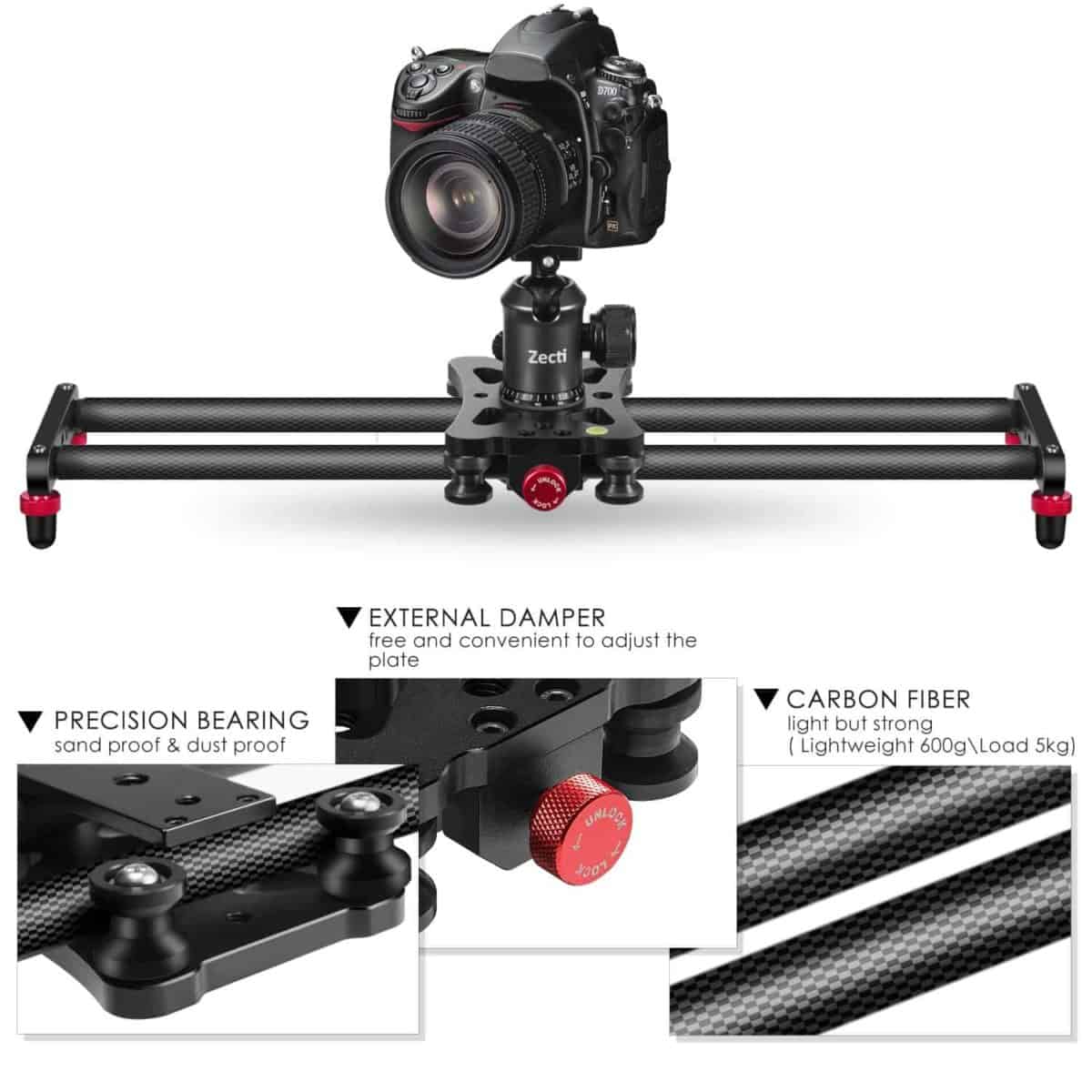 Best Dolly Track Camera Sliders reviewed 50, to motorized