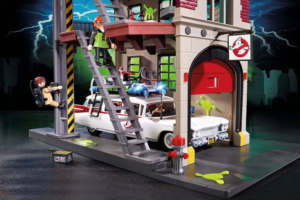 Best stop motion playset- PLAYMOBIL Ghostbusters Firehouse in action