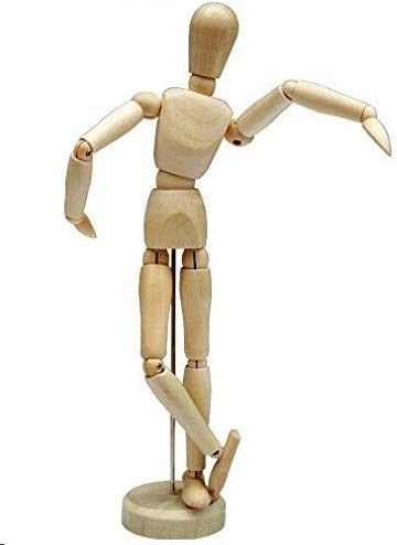 Best wood armature for stop motion: HSOMiD 12'' Artists Wooden Manikin
