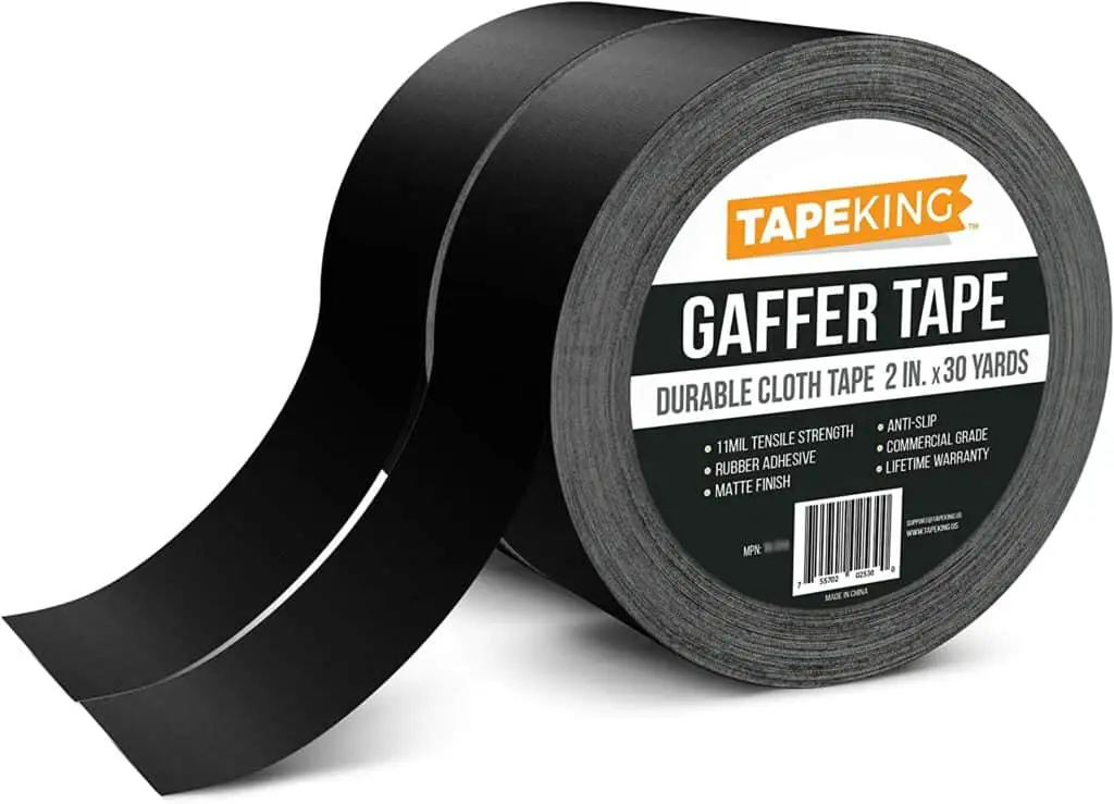 Tape King Gaffers Tape to secure your camera for stop motion animation