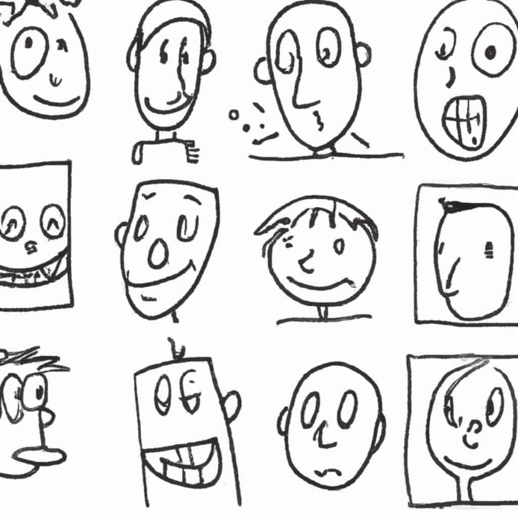 Facial expressions in animation